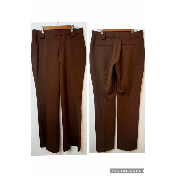 A.L.C. Sophie Dress Pants Brown Bootcut NWT Women’s 10 - Picture 2 of 12